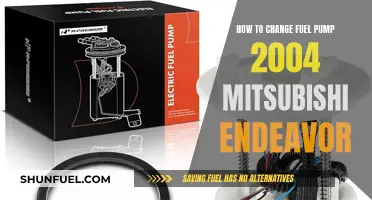 Replacing Fuel Pump in 2004 Mitsubishi Endeavor: Step-by-Step Guide