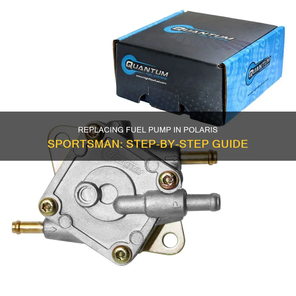 how to change fuel pump 2006 polaris sportsman 500