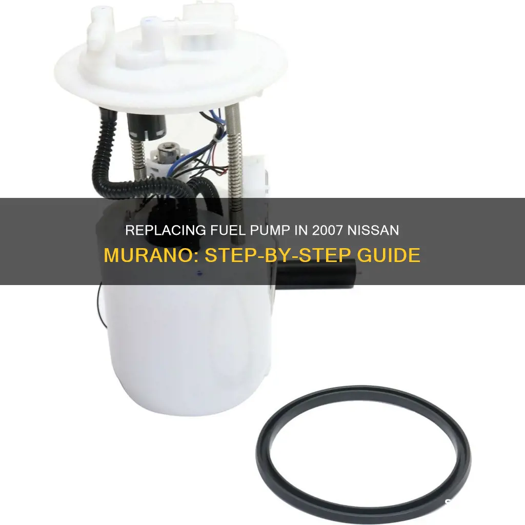 how to change fuel pump 2007 nissan murano