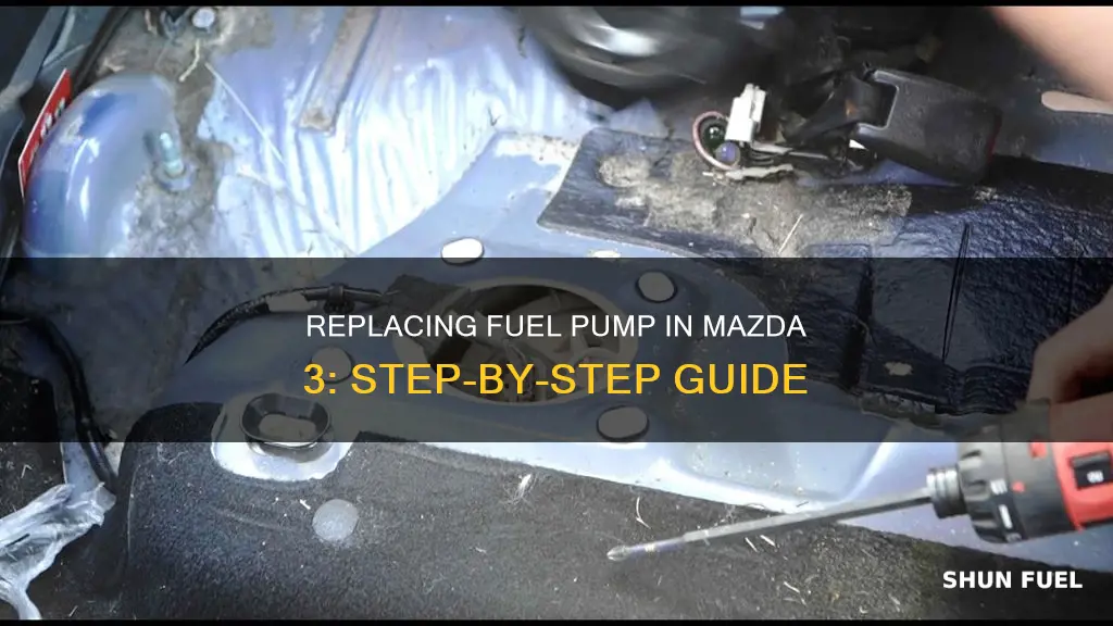 how to change fuel pump 2010 mazda 3