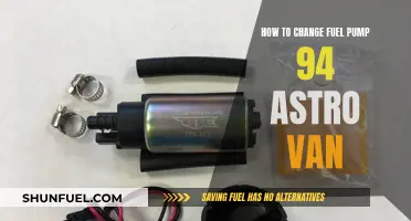 Replacing Fuel Pump in '94 Astro Van: Step-by-Step Guide