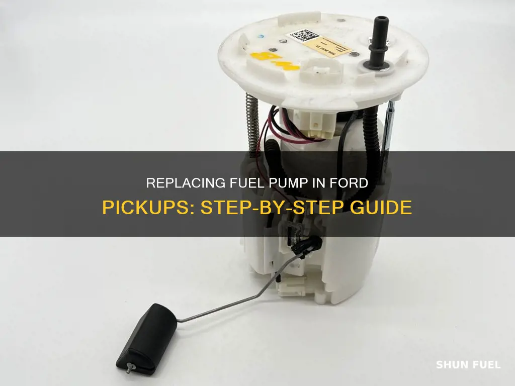 how to change fuel pump ford pickup