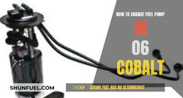 Replacing Fuel Pump in '06 Cobalt: Step-by-Step Guide