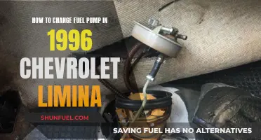 Replacing the Fuel Pump in a 1996 Chevrolet Lumina