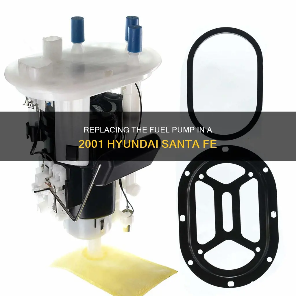 how to change fuel pump in 2001 hyundai santa fe