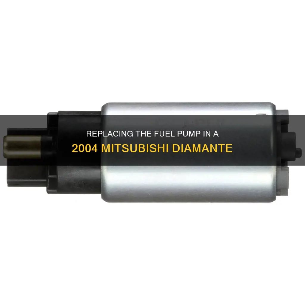 how to change fuel pump in 2004 mitsubishi diamante