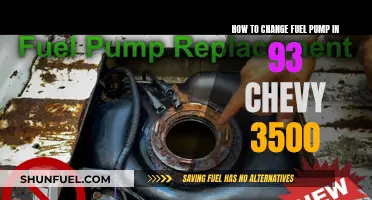 Replacing the Fuel Pump in a '93 Chevy 3500 Truck