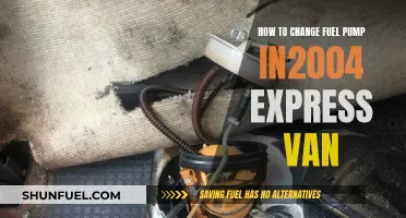 Replacing Fuel Pump in 2004 Express Van: Step-by-Step Guide