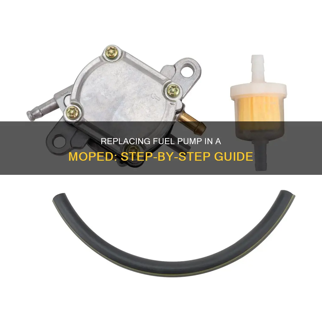 how to change fuel pump moped