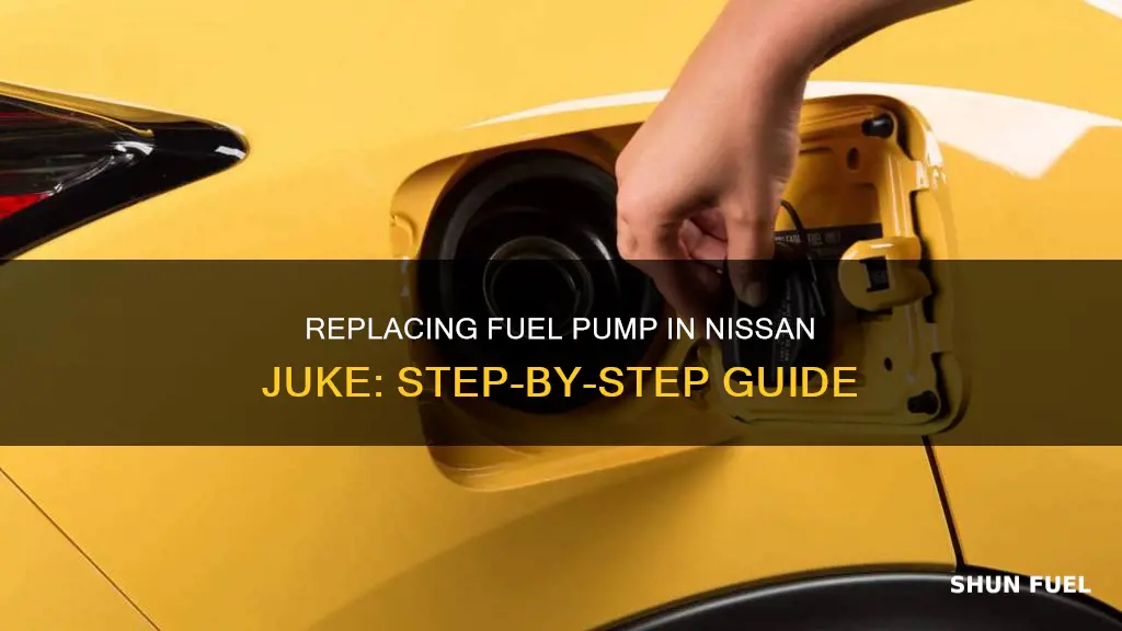 how to change fuel pump nissan juke