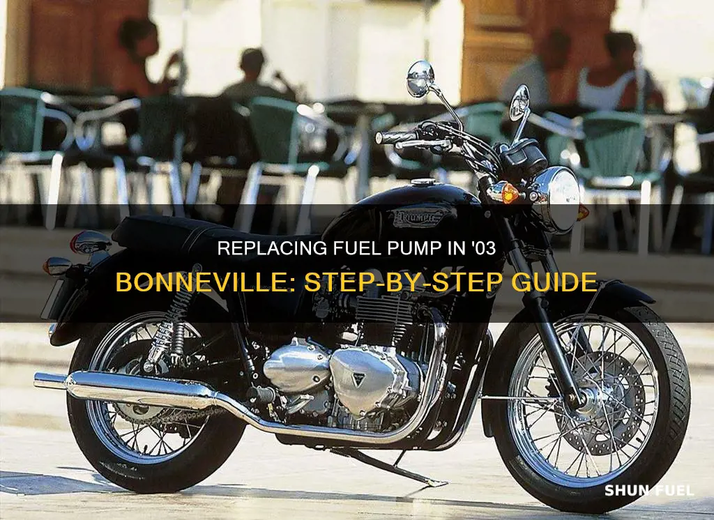 how to change fuel pump on 03 bonneville