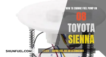 Replacing Fuel Pump in Toyota Sienna '08: Step-by-Step Guide