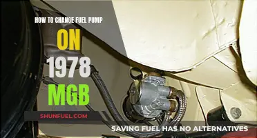 Replacing Fuel Pump in MGB: Step-by-Step Guide for 1978 Model