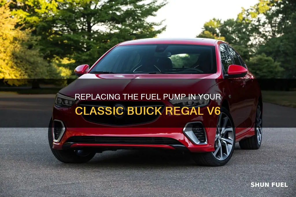 how to change fuel pump on 1980 buick regal v6