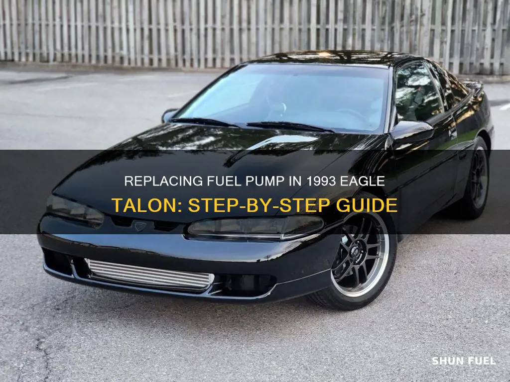 how to change fuel pump on 1993 eagle talon