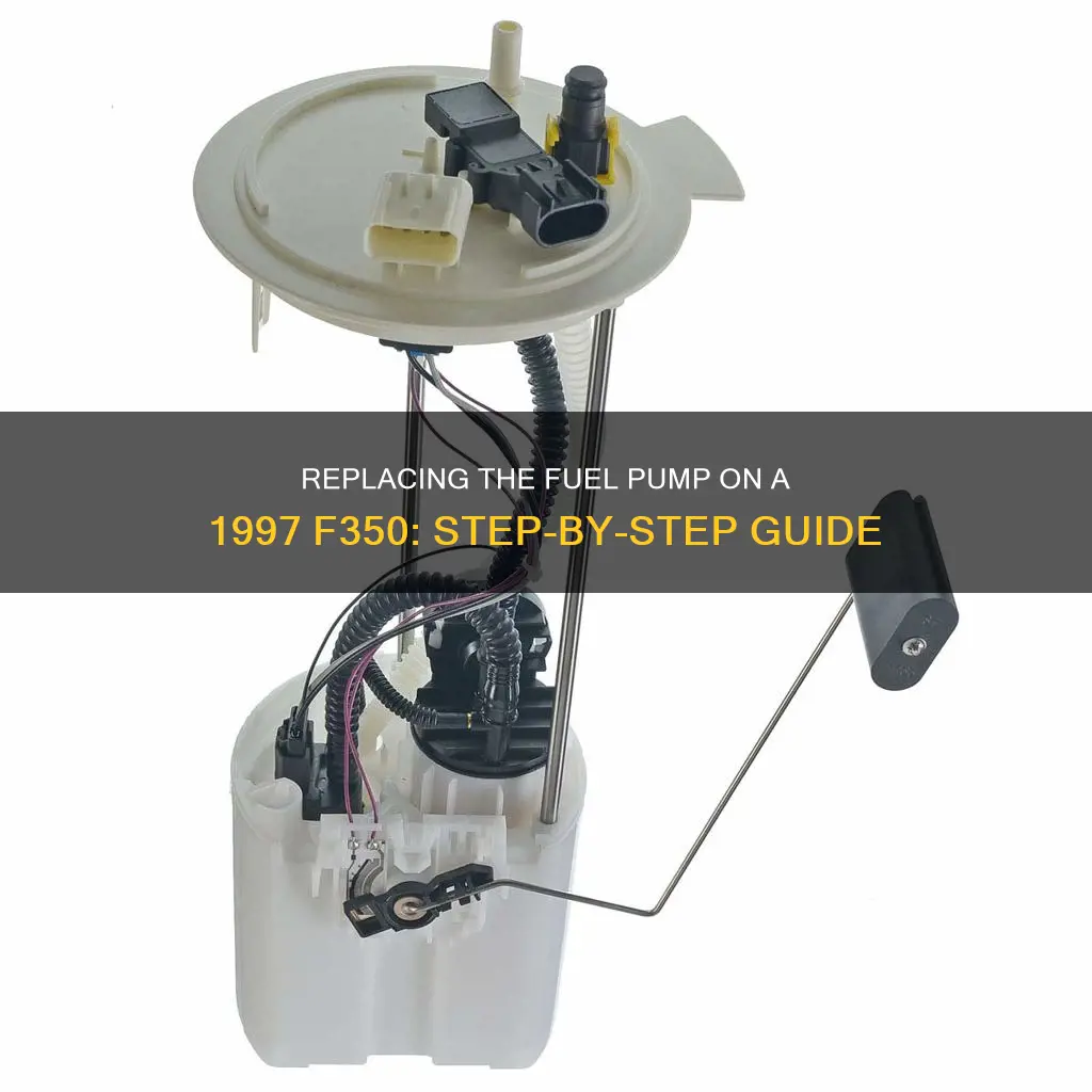 how to change fuel pump on 1997 f350 gas tank