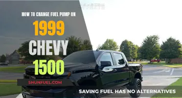 Replacing Fuel Pump in '99 Chevy 1500: Step-by-Step Guide