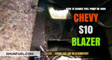 DIY Guide: Replacing the Fuel Pump on a 1999 Chevy S10 Blazer