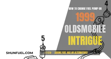 Replacing Fuel Pump in 1999 Oldsmobile Intrigue: Step-by-Step Guide