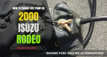 Replacing Fuel Pump in Isuzu Rodeo: Step-by-Step Guide