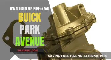 Replacing Fuel Pump in Buick Park Avenue (2001 Model): Step-by-Step Guide