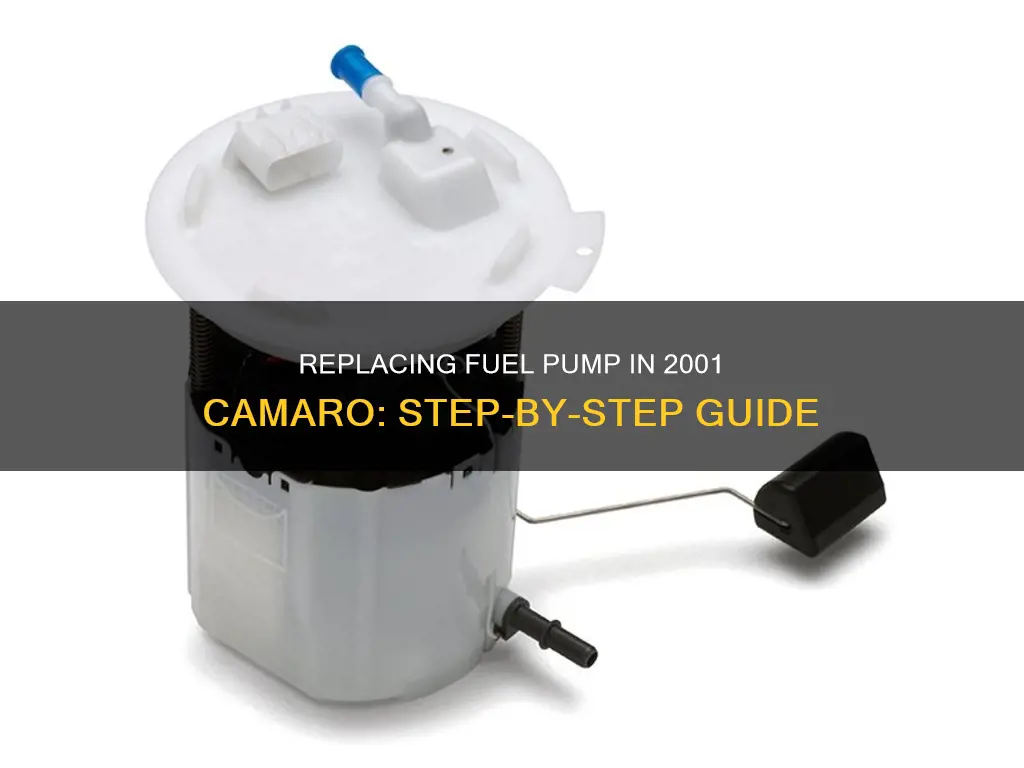 how to change fuel pump on 2001 camaro