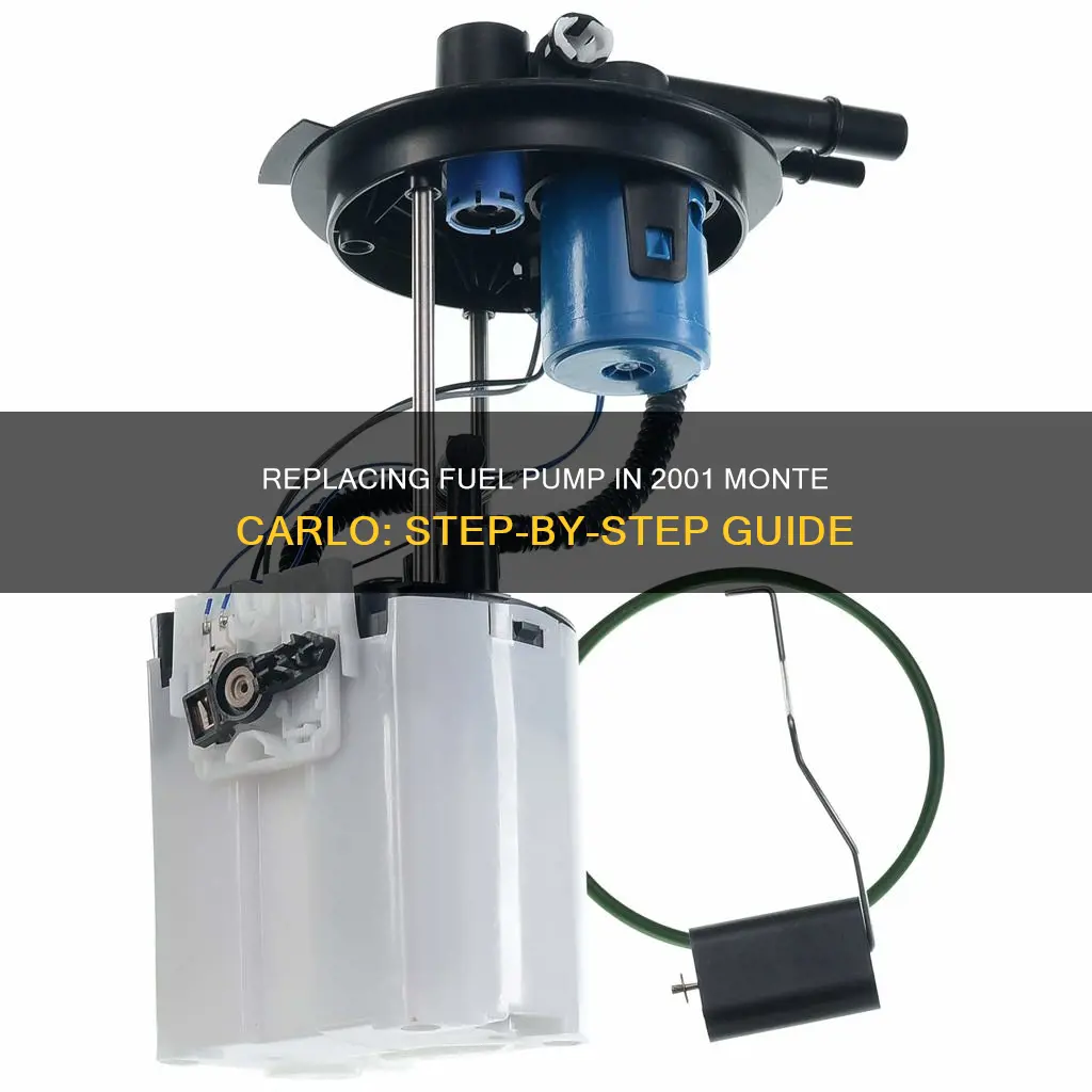 how to change fuel pump on 2001 monte carlo