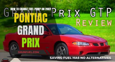 Replacing Fuel Pump in Pontiac Grand Prix: Step-by-Step Guide