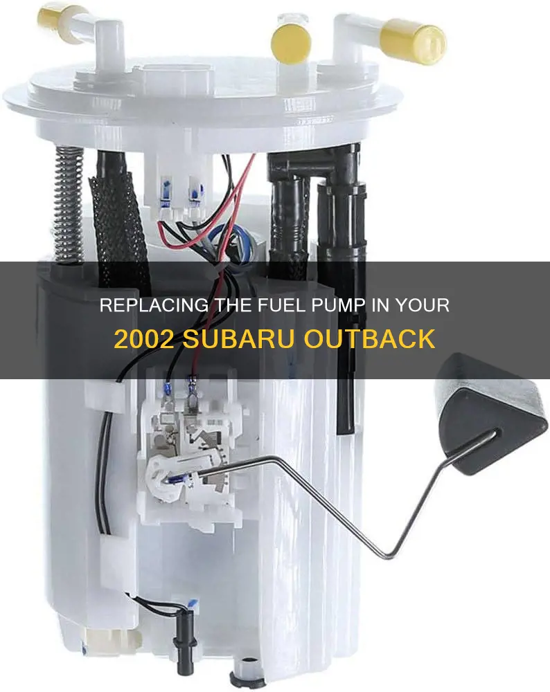 how to change fuel pump on 2002 subaru outback