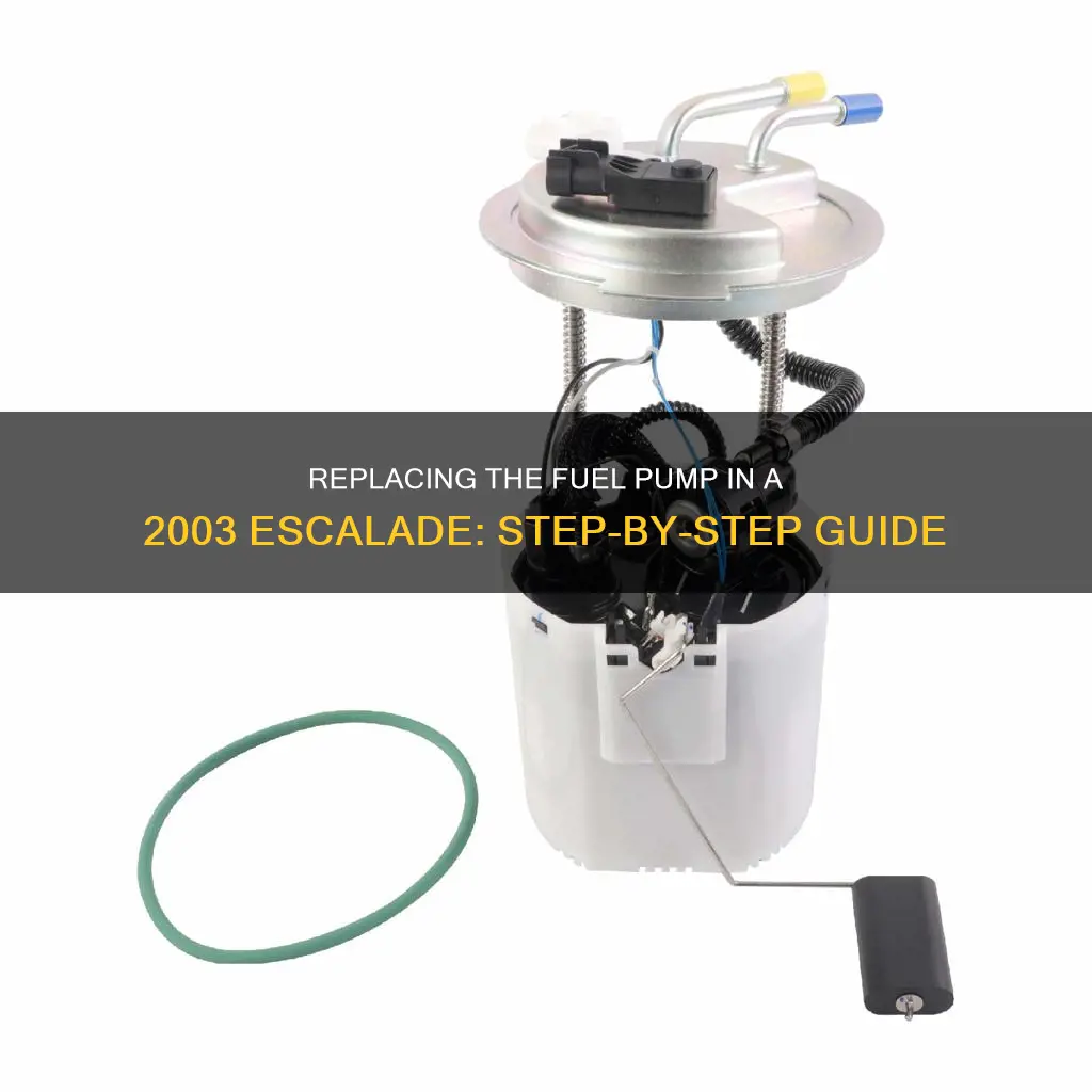 how to change fuel pump on 2003 escalade