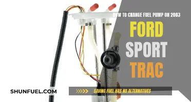 Replacing Fuel Pump in 2003 Ford Sport Trac: Step-by-Step Guide