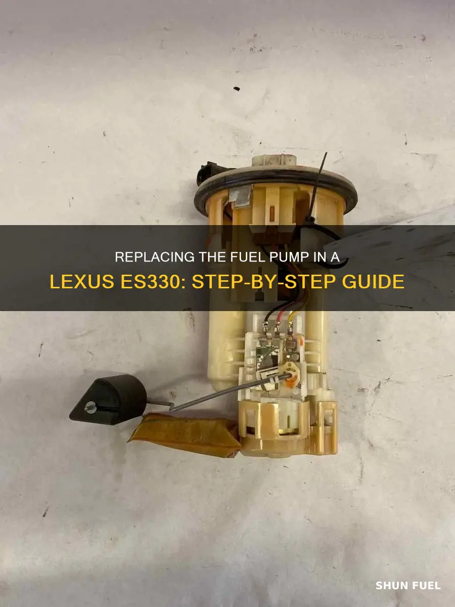 how to change fuel pump on 2004 lexus es330