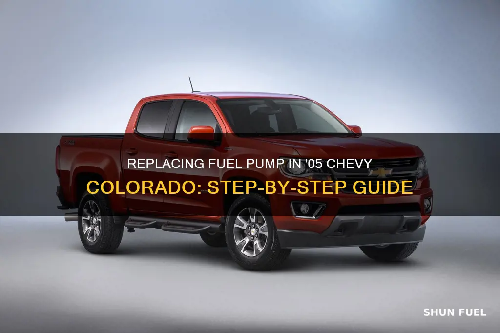 how to change fuel pump on 2005 chevy colorado