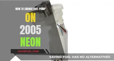 Replacing Fuel Pump in 2005 Neon: Step-by-Step Guide