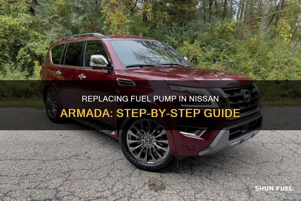 how to change fuel pump on 2005 nissan armada