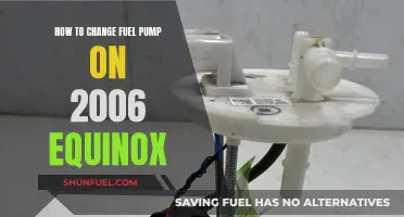 Replacing Fuel Pump in 2006 Equinox: Step-by-Step Guide