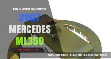 DIY Guide: Replacing the Fuel Pump on a 2007 Mercedes ML350