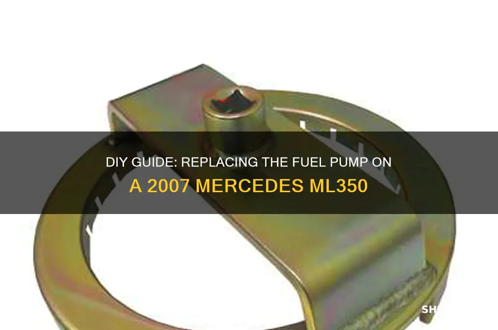how to change fuel pump on 2007 mercedes ml350