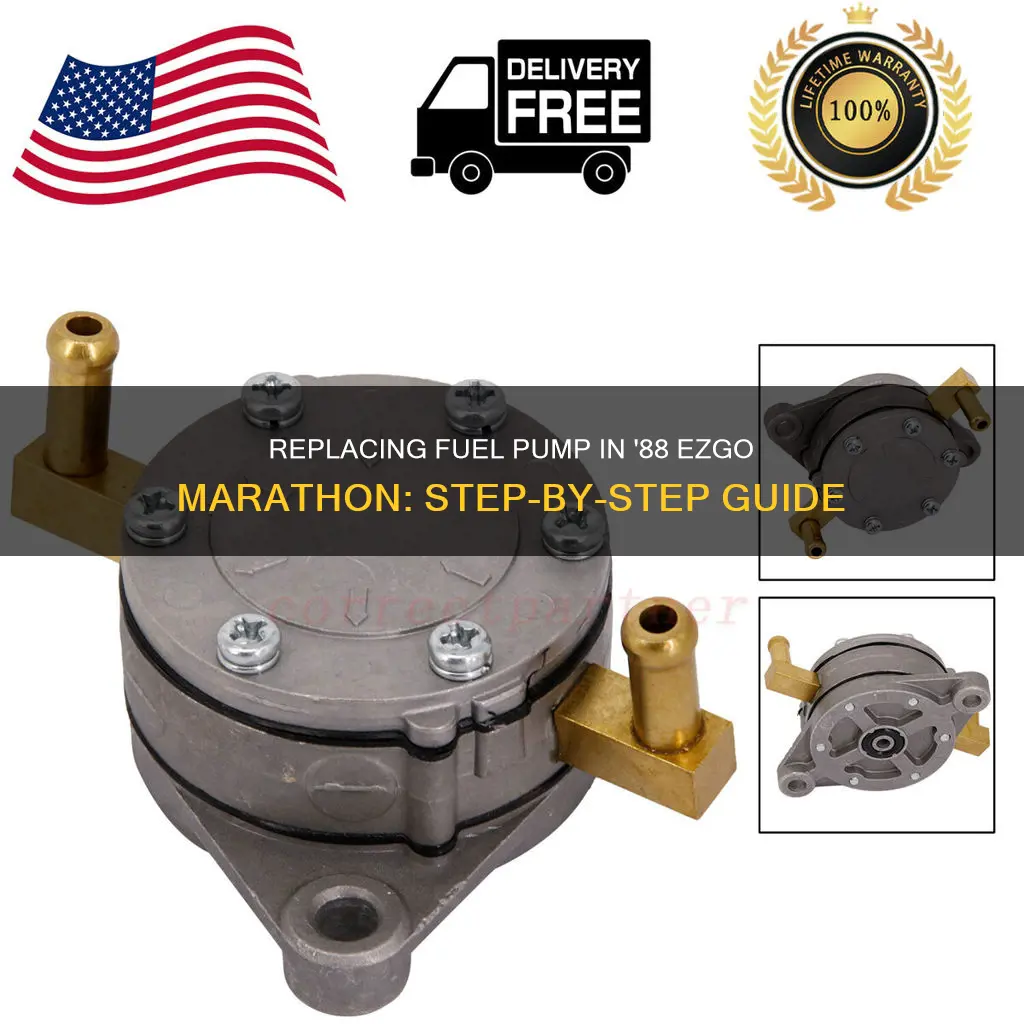 how to change fuel pump on 88 ezgo marathon