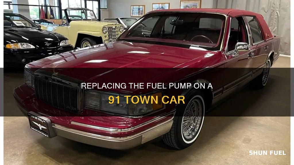 how to change fuel pump on 91 town car