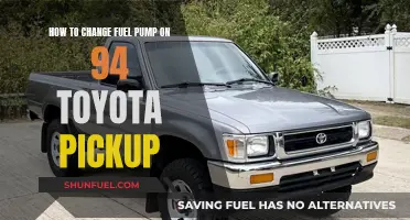 Replacing Fuel Pump in '94 Toyota Pickup: Step-by-Step Guide