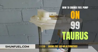 Replacing the Fuel Pump in a '99 Taurus: Step-by-Step Guide