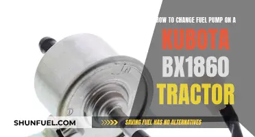 Replacing Fuel Pump on Kubota BX1860: Step-by-Step Guide