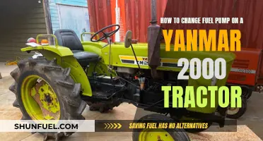 Changing the Fuel Pump on Yanmar 2000 Tractors: Step-by-Step Guide