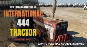 Tractor Fuel Pump Replacement: DIY Guide for International 444