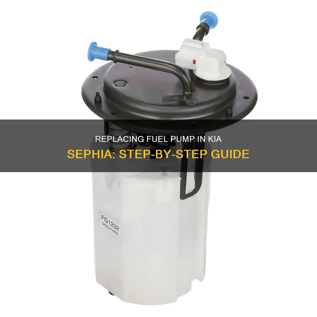 how to change fuel pump on kia sephia