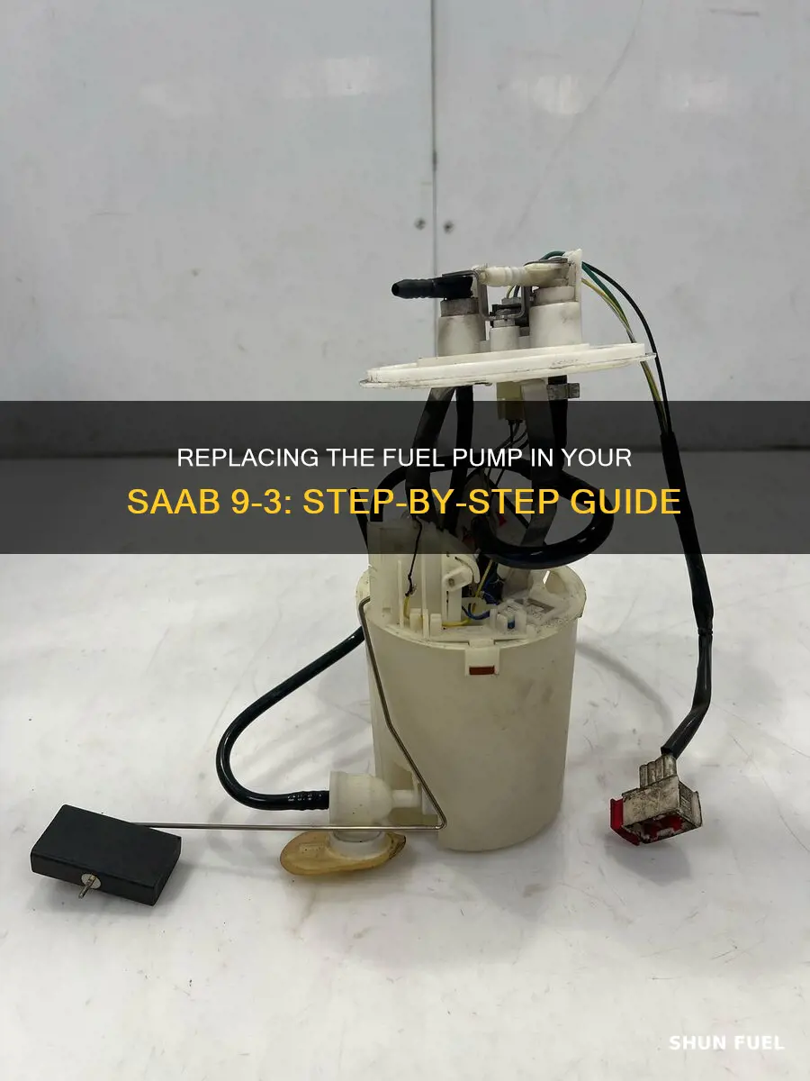 how to change fuel pump on saab 9-3