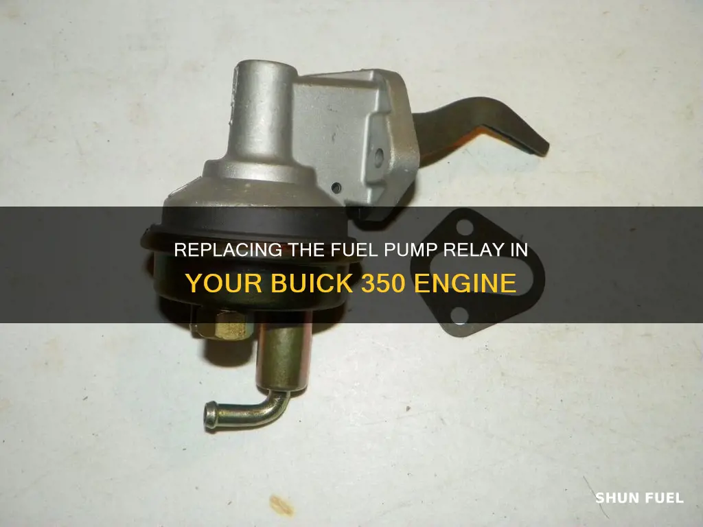 how to change fuel pump relay buick 350