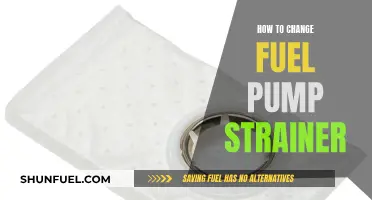 Replacing Fuel Pump Strainer: Step-by-Step Guide for DIYers