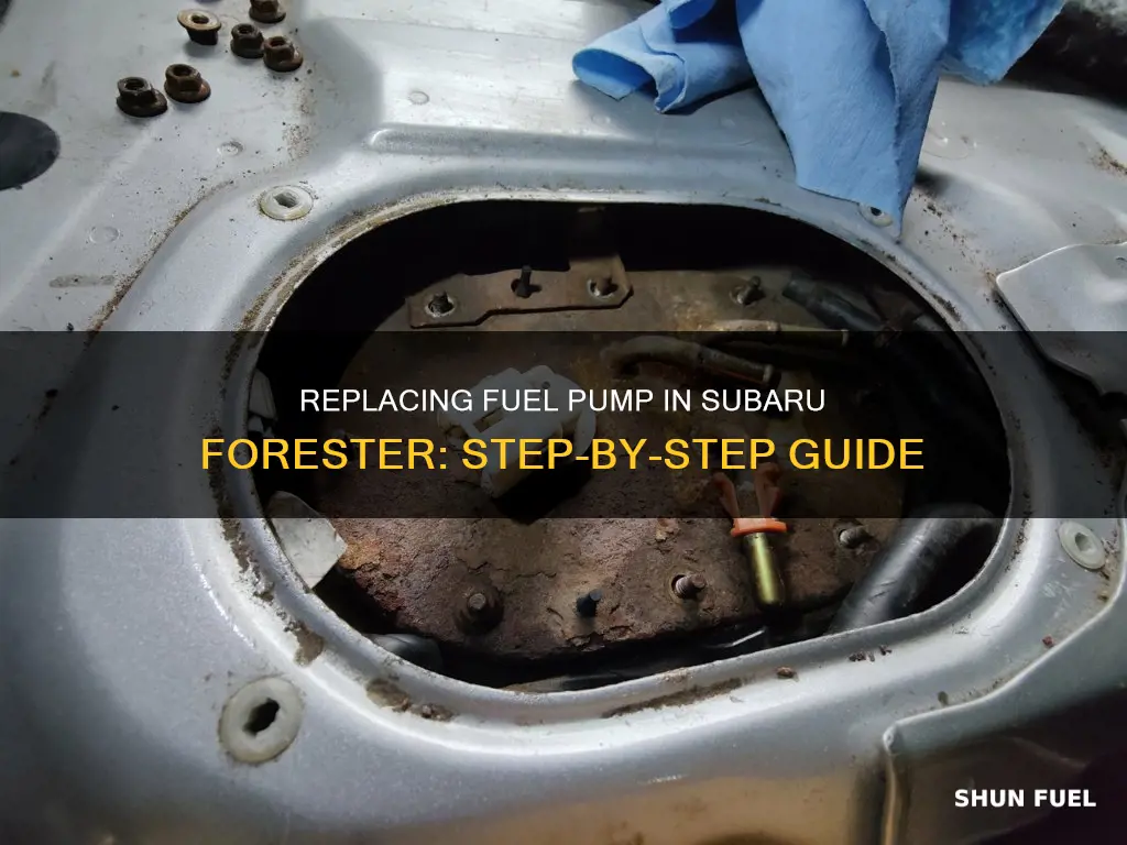 how to change fuel pump subaru forester